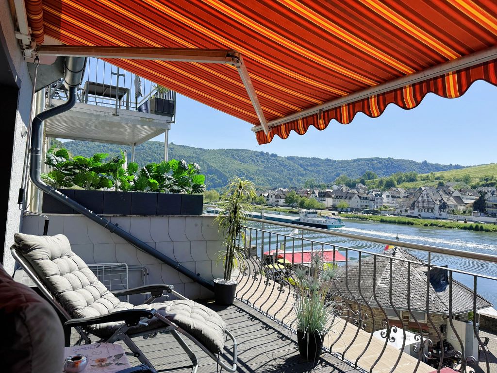 Große Terrasse Ferienwohnung Tilda